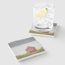 Porta-copo De Pedra Red Cabin Ramberg Lofoten