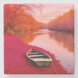 Porta-copo De Pedra Red River Sunrise