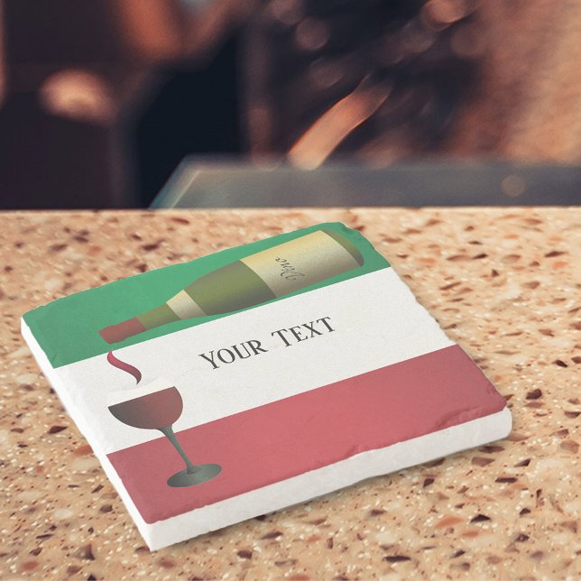 Porta-copo De Pedra Red Wine Being Poured (Criador carregado)