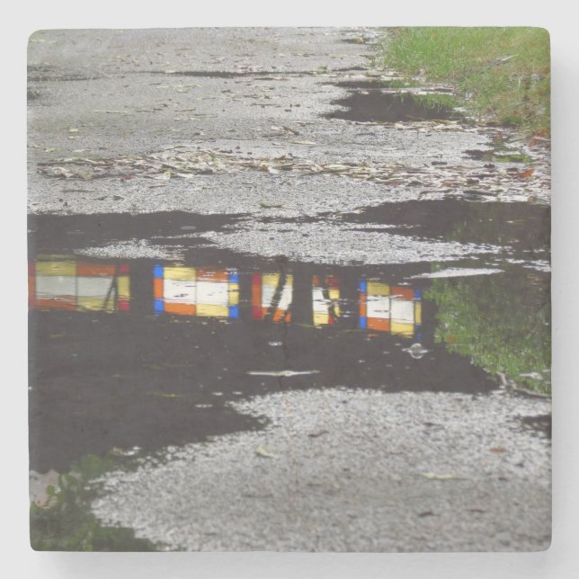 Porta-copo De Pedra Reflexão da Janela Tabernacle - Vineyard de Martha (Frente)