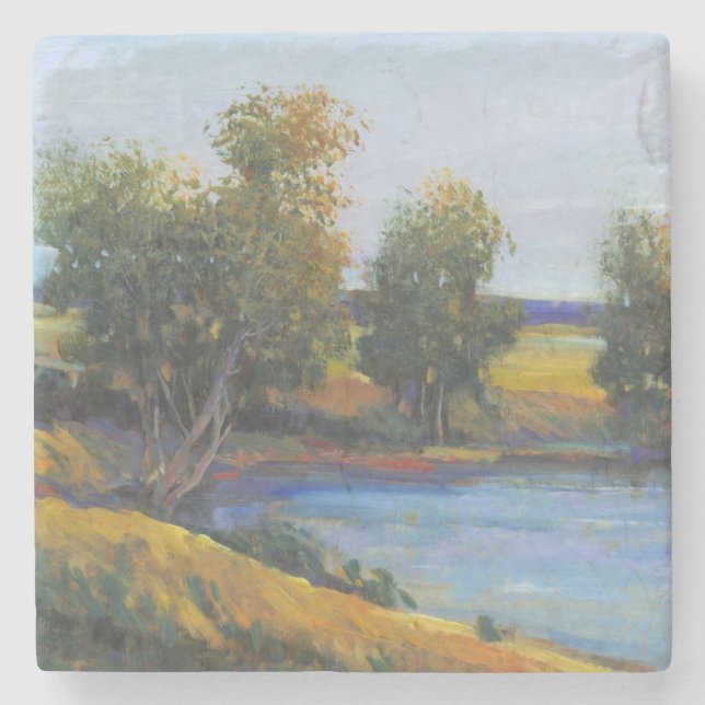 Porta-copo De Pedra Reflexo II da árvore (Frente)