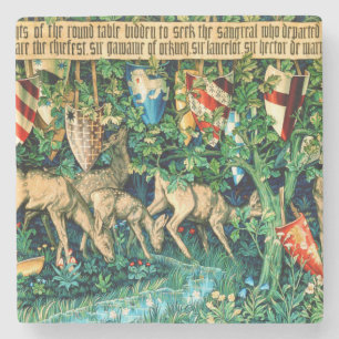 Porta-copo De Pedra Rei Medieval Arthur William Morris