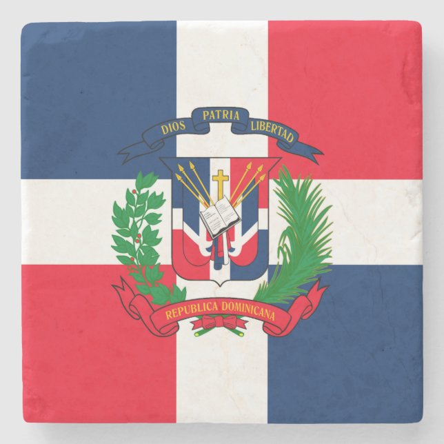 Porta-copo De Pedra República Dominicana (Frente)