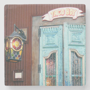 Porta-copo De Pedra Restaurante Charleston do menino do Taco, pedra de