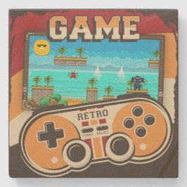 Porta-copo De Pedra Retorna do controlador remoto para jogos