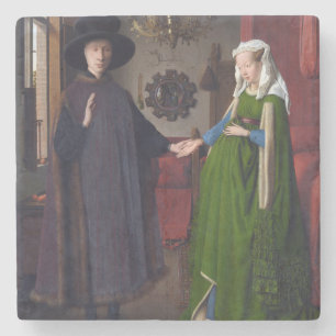 Porta-copo De Pedra Retrato 1434 de JANEIRO CAMIONETE EYCK- Arnolfini