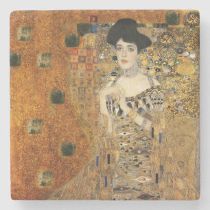Porta-copo De Pedra Retrato de Adele Bloch-Bauer do Klimt