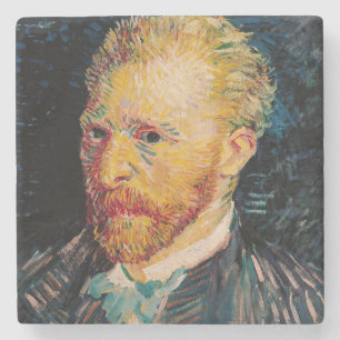 Porta-copo De Pedra Retrato de auto de Vincent van Gogh , 1887