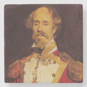 Porta-copo De Pedra Retrato de um General Militar do Século XIX
