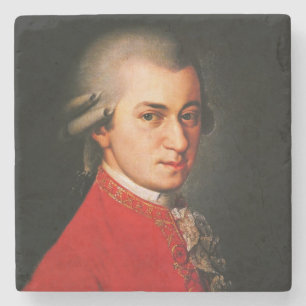 Porta-copo De Pedra Retrato de Wolfgang Amadeus Mozart
