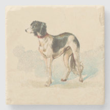 Retro Saluki Impressão