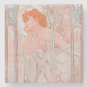 Porta-copo De Pedra Reverie du Soir (1899) apresentada por Alphonse Mu