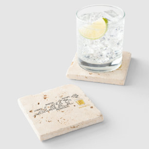 Porta-copo De Pedra Revolução da cerveja