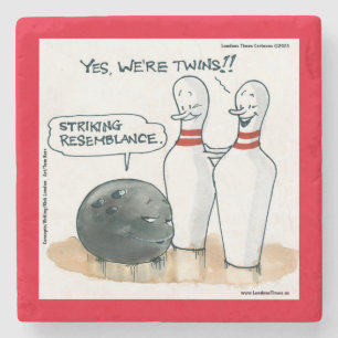 Porta-copo De Pedra Rick London Cartoons Boliches engraçadas