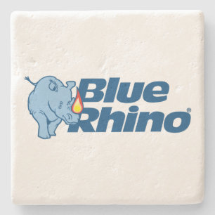 Porta-copo De Pedra Rino azul