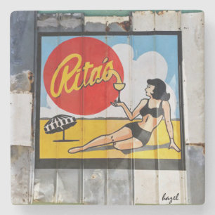 Porta-copo De Pedra Rita. Praia do insensatez, porta copos de mármore