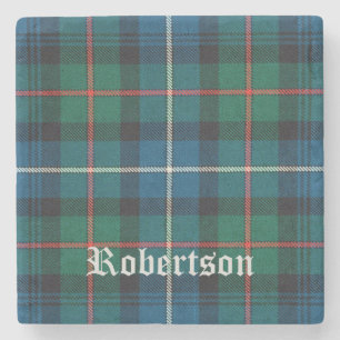 Porta-copo De Pedra Robertson, Robertson Scottish Tartan, Robertson