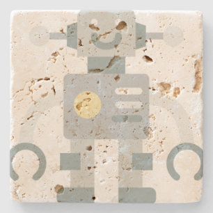 Porta-copo De Pedra robô