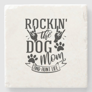 Porta-copo De Pedra Rockin The Dog Mãe And Thunt Life