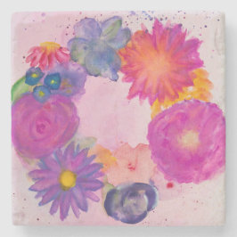 Porta-copo De Pedra Romântico