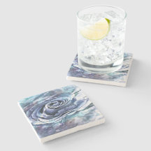 Rosa artístico francês Blue Lilac e ceruliano