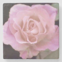 Porta-copo De Pedra Rosa rosa magnífica