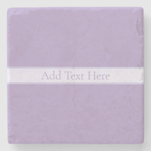 Porta-copo De Pedra Roxo de Lavanda Leve Elegante Personalizável