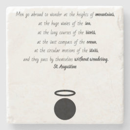 Porta-copo De Pedra Rua. Agostinho Citação Porta copos Pedra