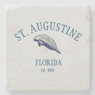 Porta-copo De Pedra Rua Augustine Florida Est Beach Manatee