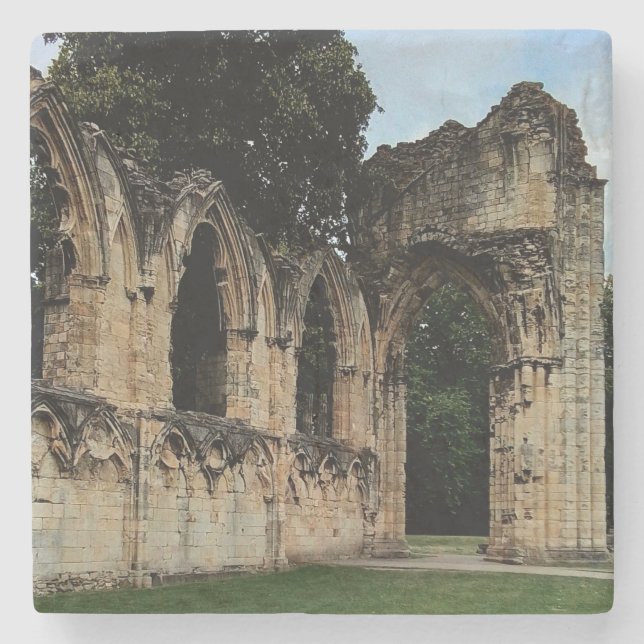 Porta-copo De Pedra Ruínas de York (Frente)