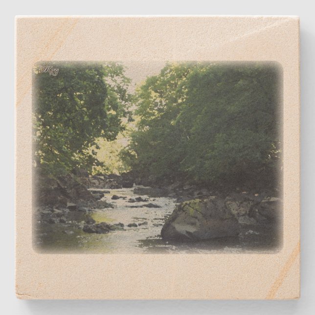 Porta-copo De Pedra Rural Sweden May (Frente)