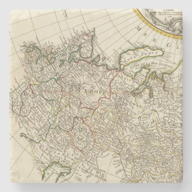 Porta-copo De Pedra Rússia 18 (Frente)