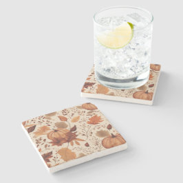 Porta-copo De Pedra Rustic Terracotta Maple Sai Do Casamento De Outono