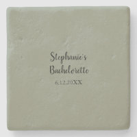 Sage Green Wedding Bachelorette Name Favor Gift