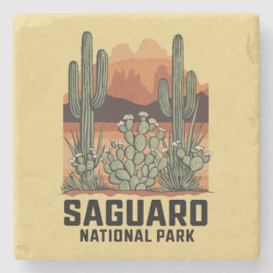Porta-copo De Pedra Saguaro National Park Cactus