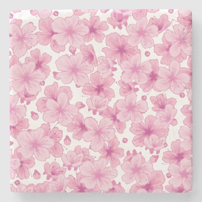 Porta-copo De Pedra Sakura (Frente)