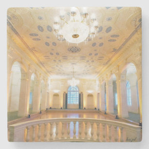 Porta-copo De Pedra Salão de baile de Biltmore, Atlanta, casamento,