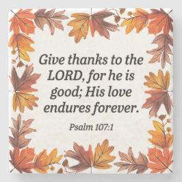 Porta-copo De Pedra Salmo 107:1