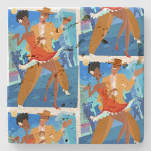 Porta-copo De Pedra Salsa son Cubano