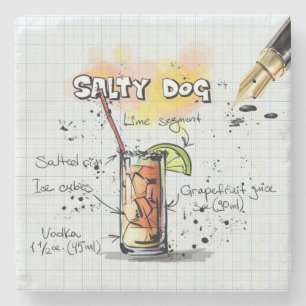 Porta-copo De Pedra Salty Dog Drink