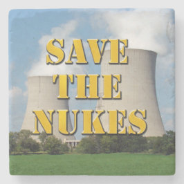 Porta-copo De Pedra Salve Os Nukes