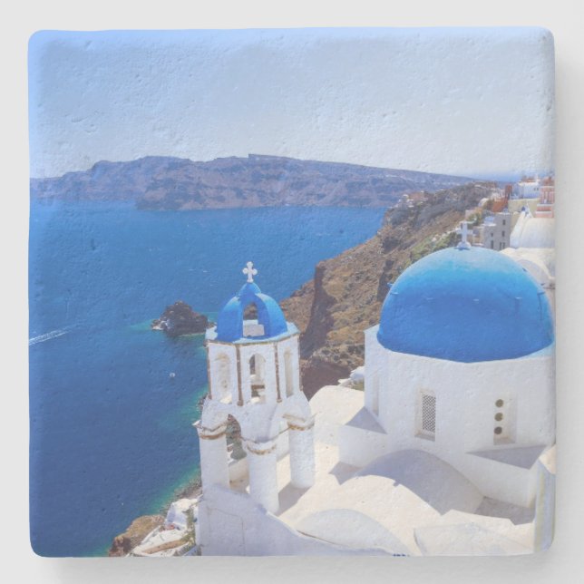 Porta-copo De Pedra Santorini (Frente)