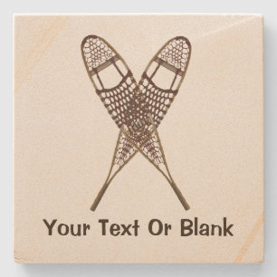 Porta-copo De Pedra Sapatos de neve