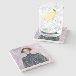 Porta-copo De Pedra Schwarz (por Edvard Munch)