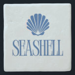 Porta-copo De Pedra Seashell<br><div class="desc">🖤</div>