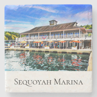 Porta-copo De Pedra Sequoyah Marina Stone Coaster