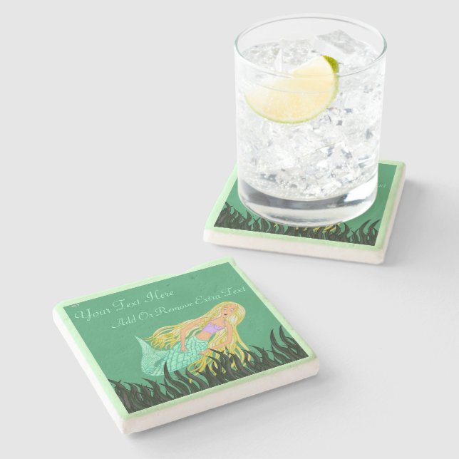 Porta-copo De Pedra Sereia (Lateral)