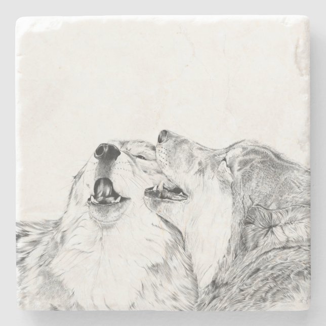 Porta-copo De Pedra Serenade (Frente)