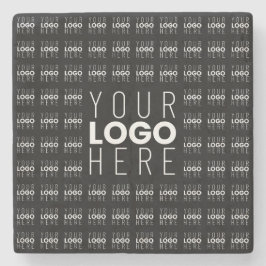 Porta-copo De Pedra Seu logotipo ou imagem Padrão com anúncio Logotipo