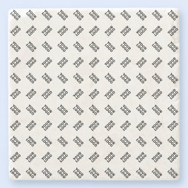 Porta-copo De Pedra Seu logotipo | Padrão de Repetição Alternativa Sim